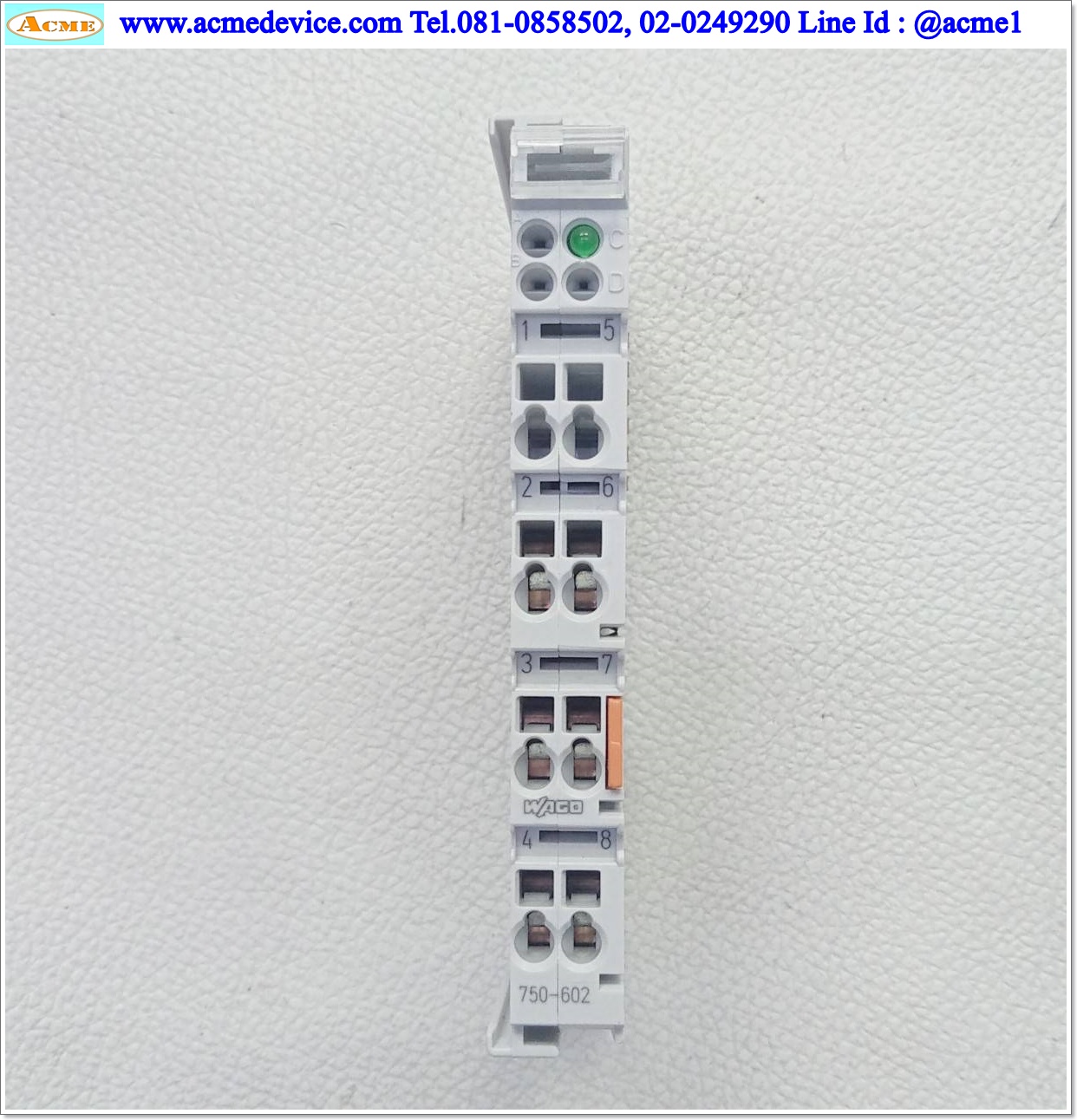 PLC Wago รุ่น 750-602, Power Supply Module, Voltage 24Vdc