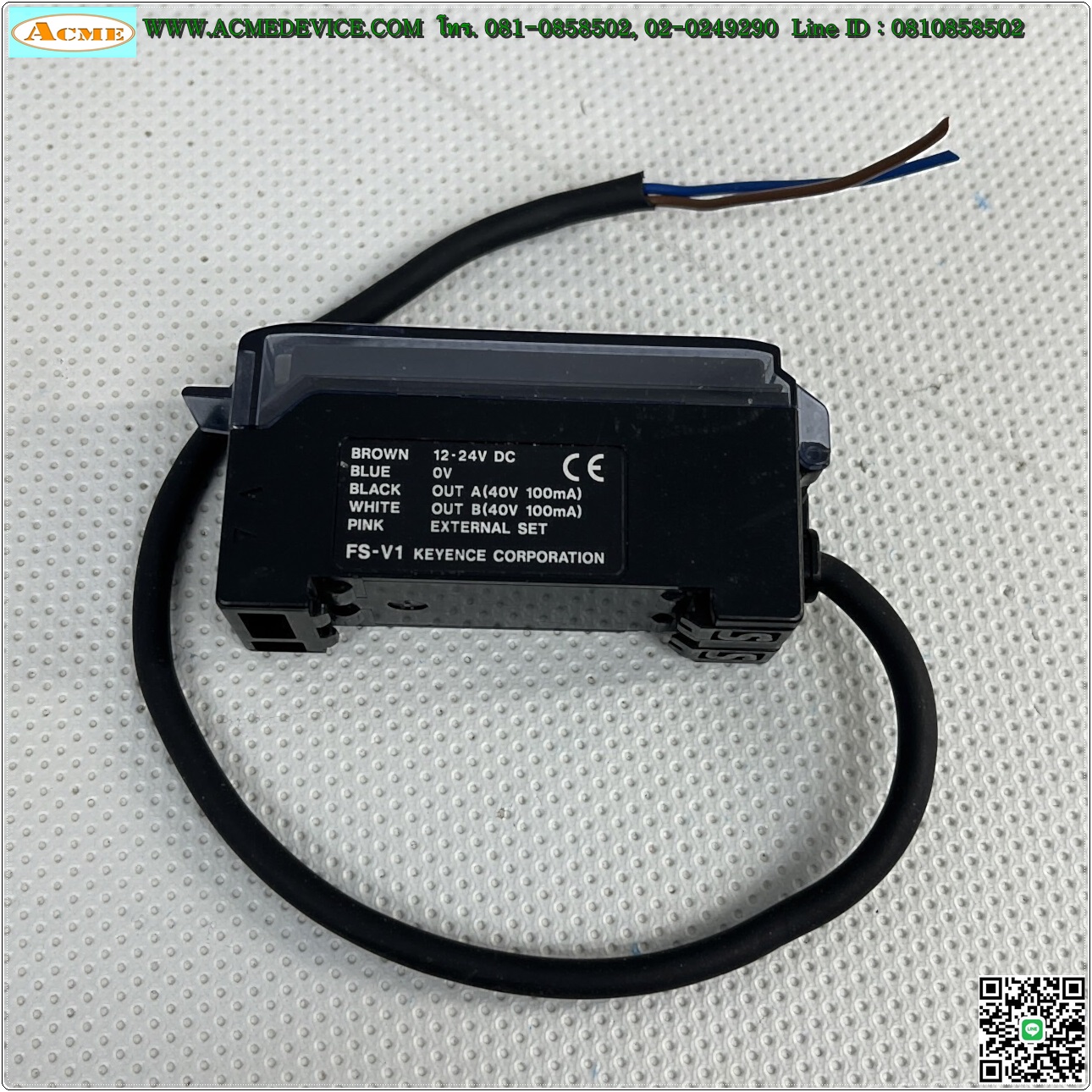 Fiber Amp Keyence รุ่น FS-V1, NPN