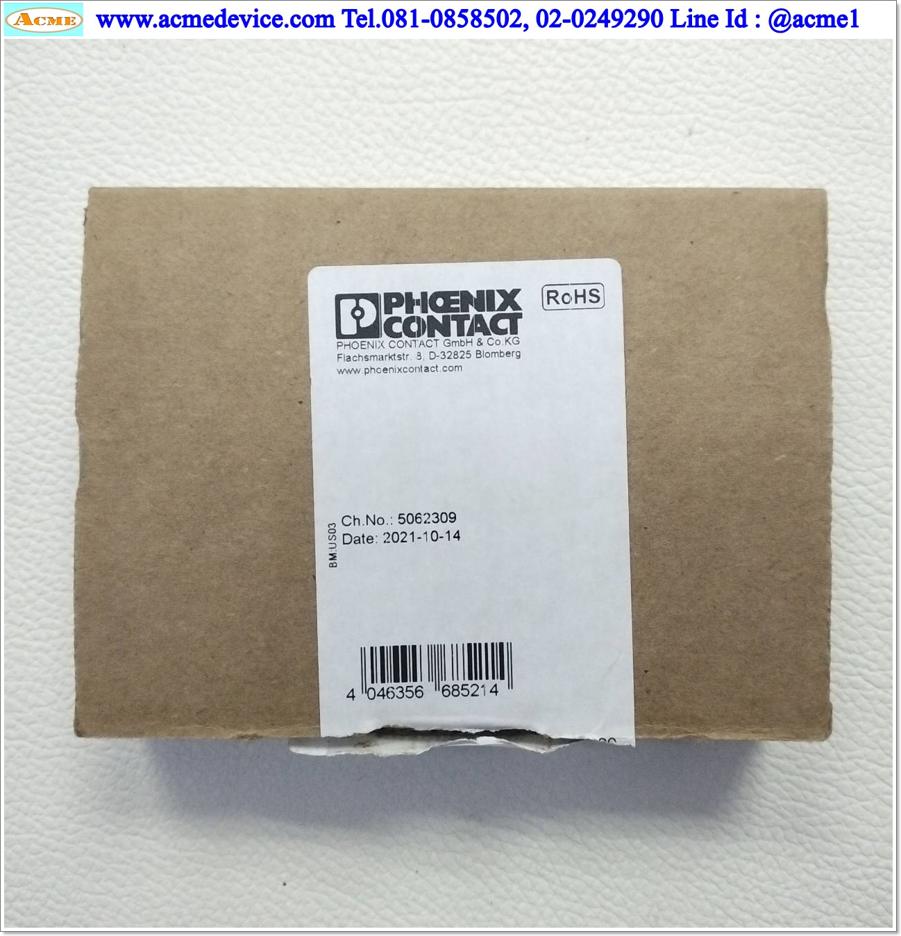 SUBCON 15 HD/M-SH Phoenix Contact รุ่น 5604602, 15-pin, Sub-D Connector, Male Connector