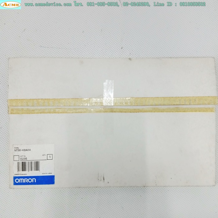 แผ่นกันรอยจอทัชสกรีน Omron รุ่น NT30-KBA04 (155 mm.x 115 mm.), Sheets Protective
