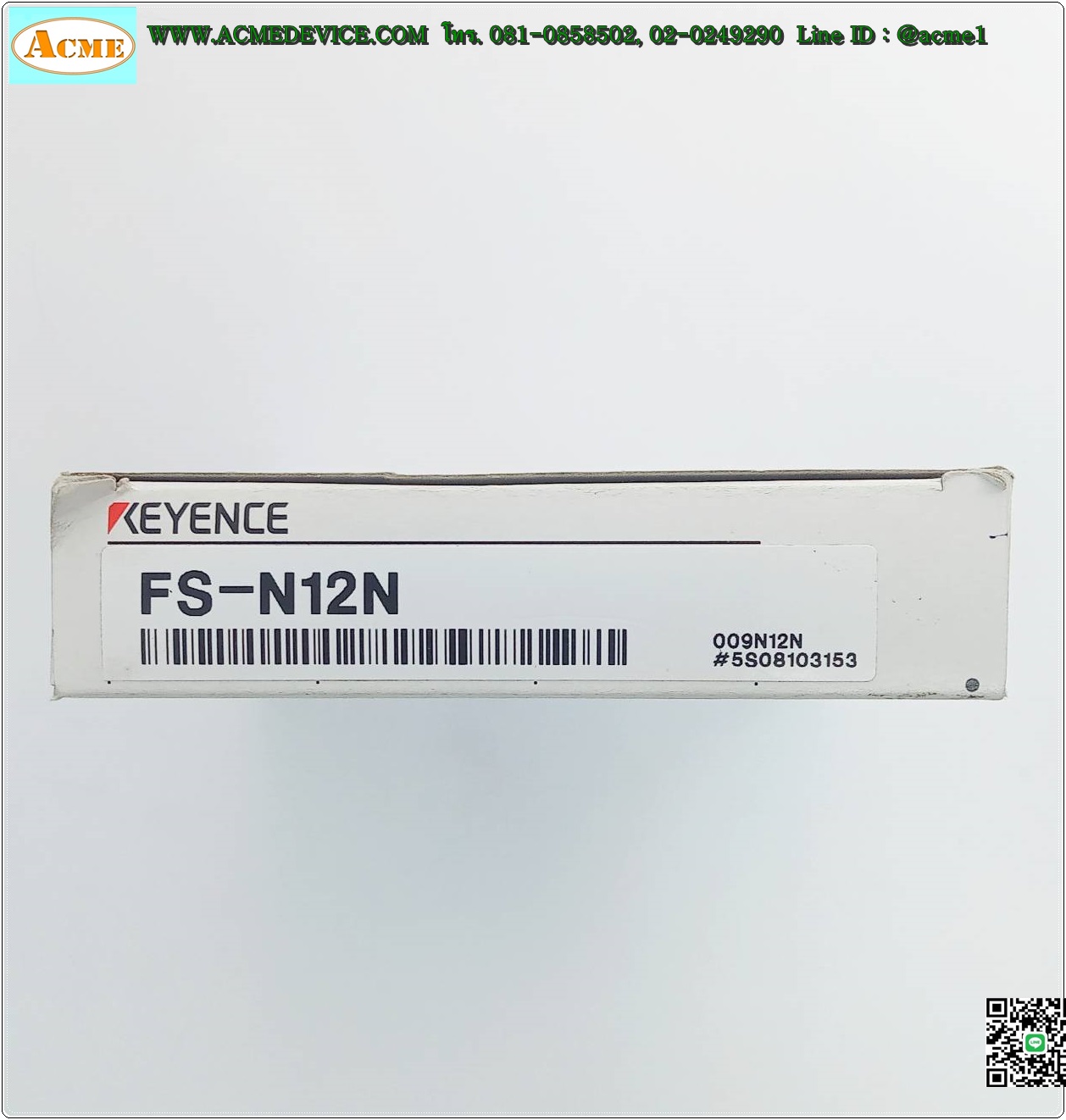 Fiber Amp Keyence รุ่น FS-N12N, NPN, 1 Output, expansion unit