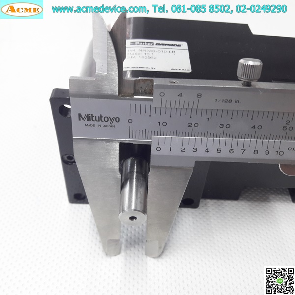 Gear Head Parker รุ่น NR23S-010-LB, Ratio 10:1, เข้า 6mm, ออก 10mm, (for Stepping □ 57x57 ∅ 38)