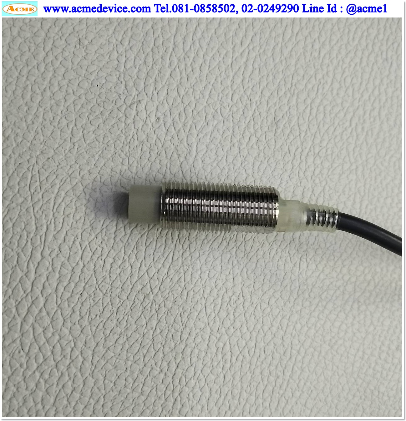 Proximity Omron รุ่น E2E-X5MF1, M12, ระยะ 5mm, 3wire, PNP, NO, Unshielded, Inductive