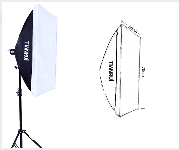 ชุดไฟสตูดิโอยี่ห้อ TIANRUI SoftBox พร้อมขั้วหลอด E27 รุ่น SB-E27