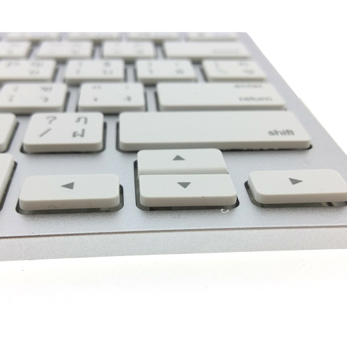 Wireless Keyboard สีขาว แป้นพิมพ์ไทย