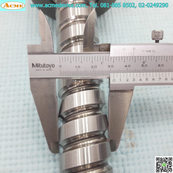 Ball Screw Tsubaki รุ่น 31N-0114-41, เพลาโต 32 mm, ยาว 665 mm, Stroke 410 mm, Pit 15 mm