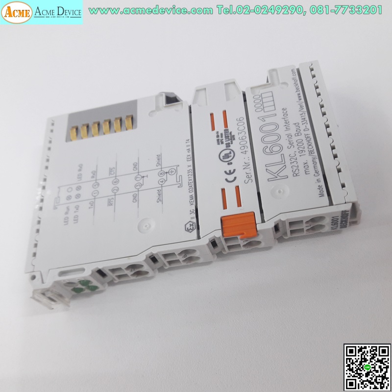 PLC BECKHOFF Profibus รุ่น KL6001, RS232 Serial Interface