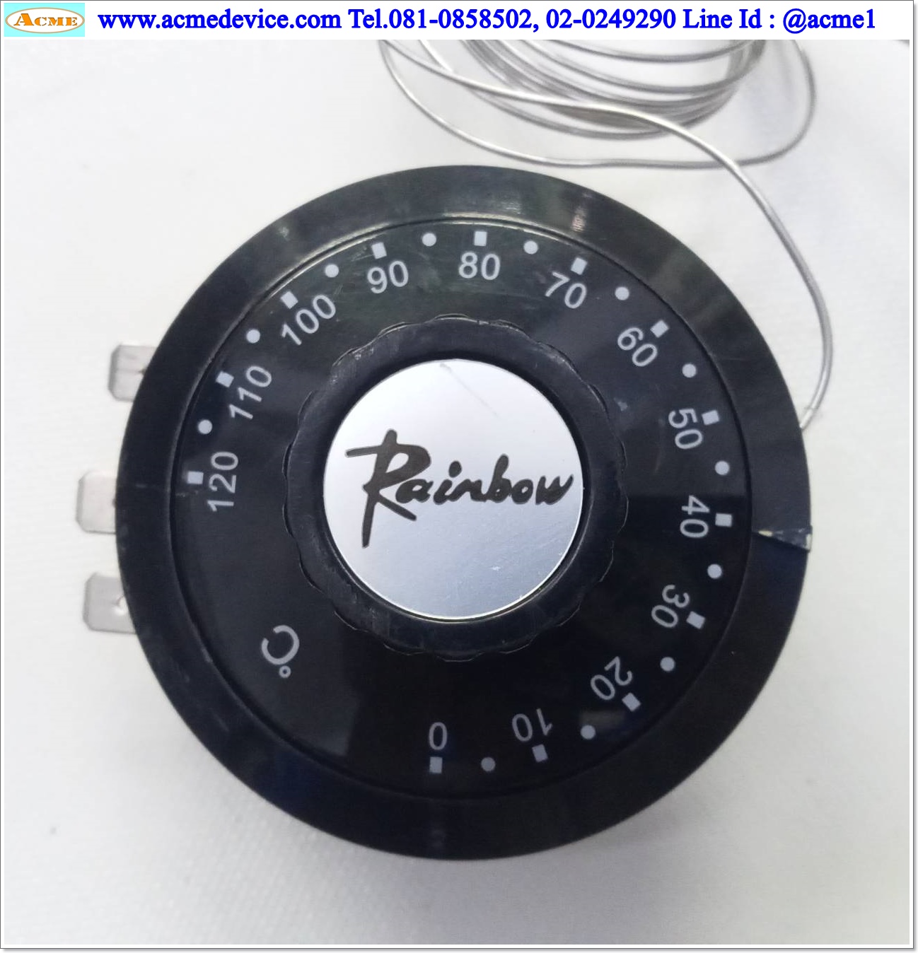 Thermistat Rainbow รุ่น TS-120S B, 0 to 120 องศา