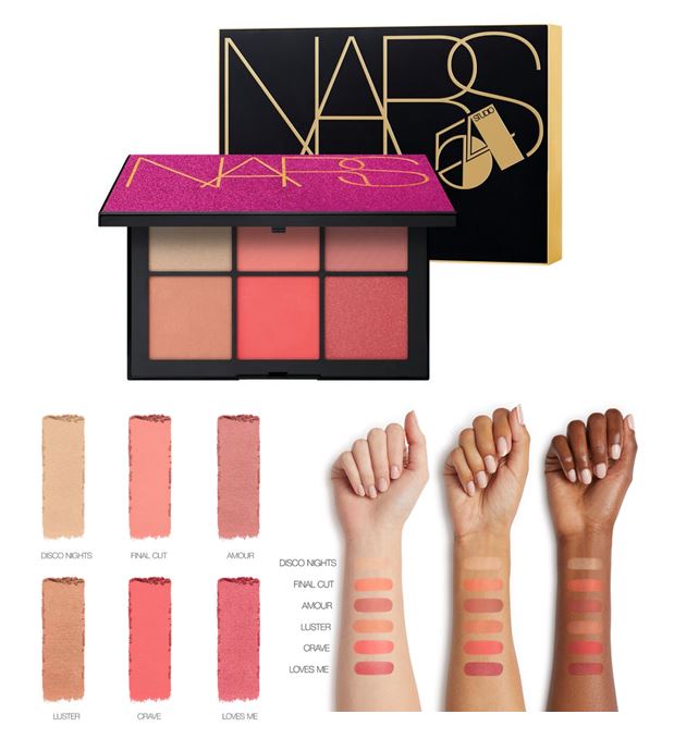 พาเลทบลัชออนนาร์ส NARS Cheek Palette # Free Lover 6x3.9g