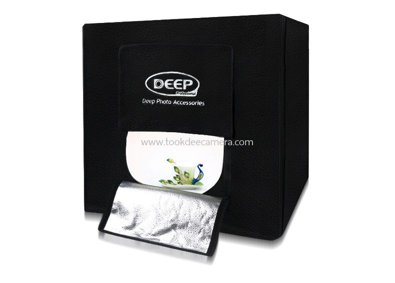 DEEP Professional สตูดิโอพกพา กล่องถ่ายภาพสินค้าพร้อมไฟLED ในตัว ราคาถูก