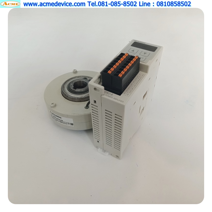 Tension, Power Amplifier Mitsubishi รุ่น LD-10PAU-A + Powder Brake ZX-0.6YN-24, 24Vdc, 6 Nm