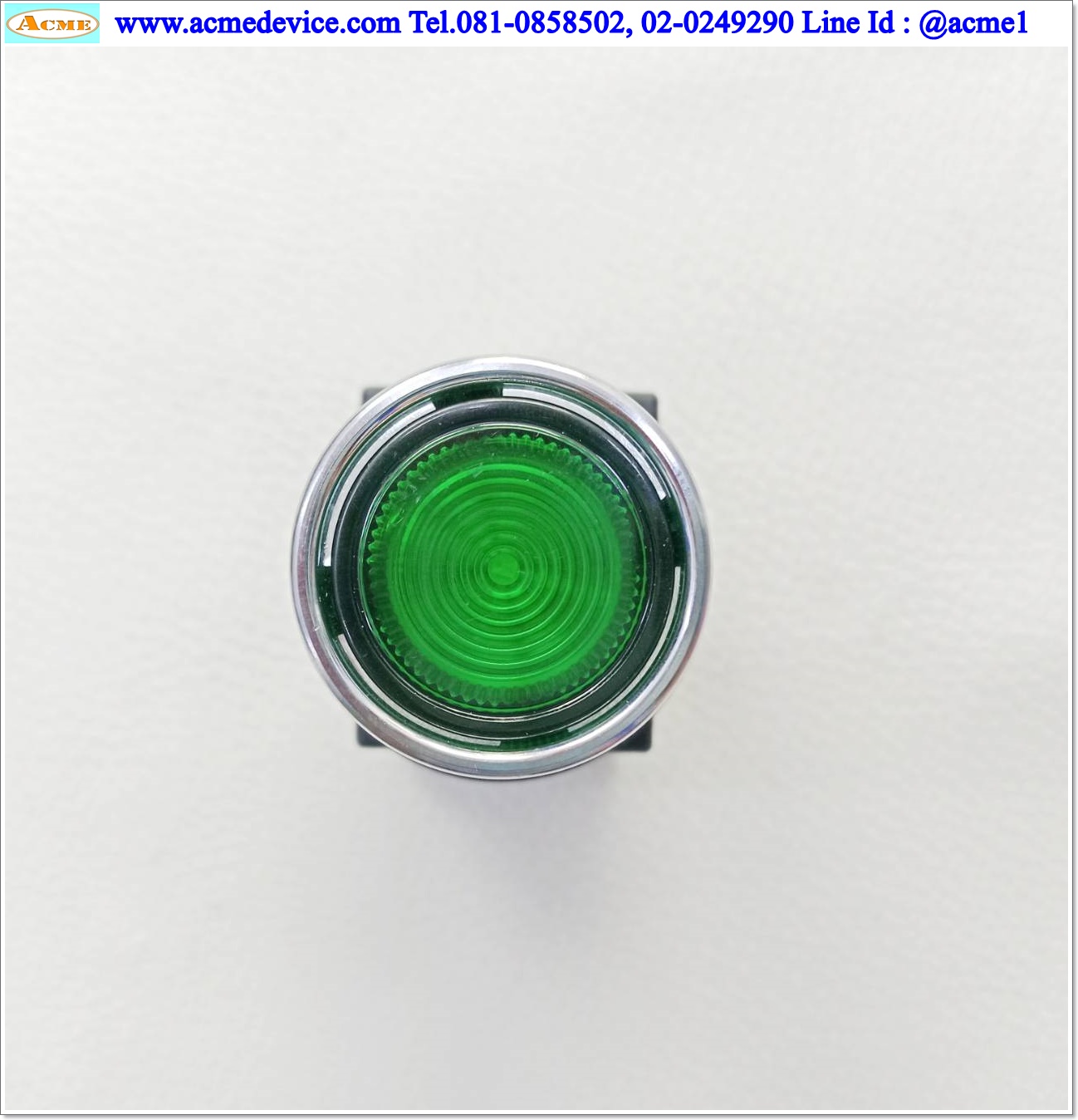 Pushbutton Switch Idec รุ่น ALN22210DNG, 1NO, 24V AC/DC, ขนาด 30 mm