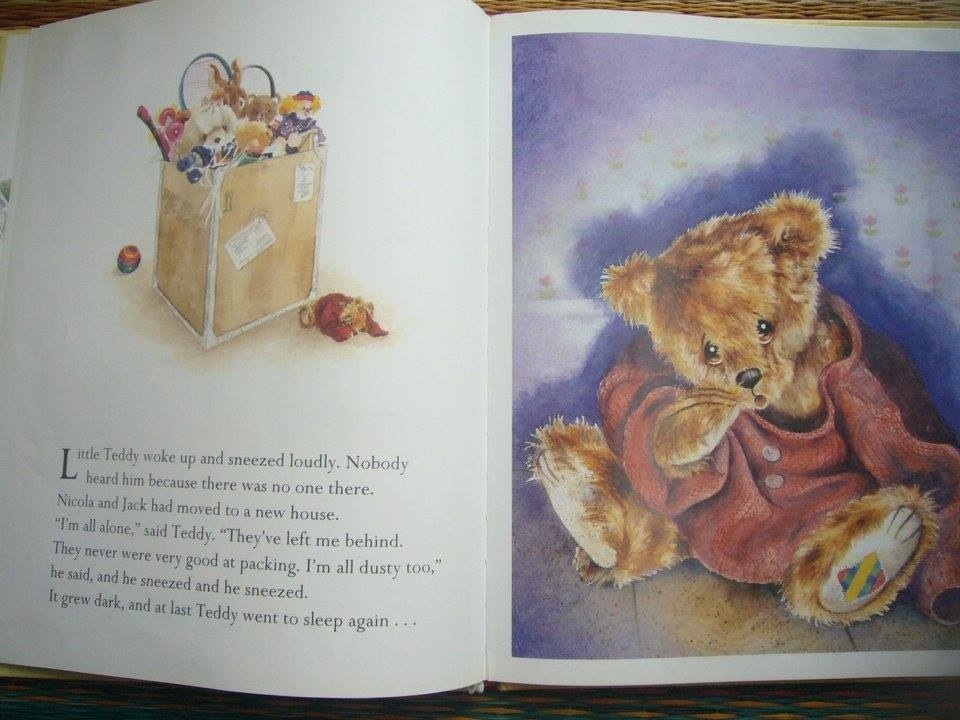 Little Teddy Left Behind by Anne Mangan ปกแข็งภาพสี ราคา 200