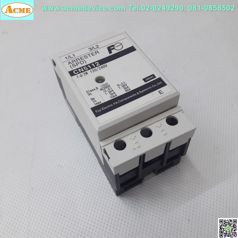Surge Protection Fuji รุ่น CN5112, Arrester, 1PH, 2W, 120/240V