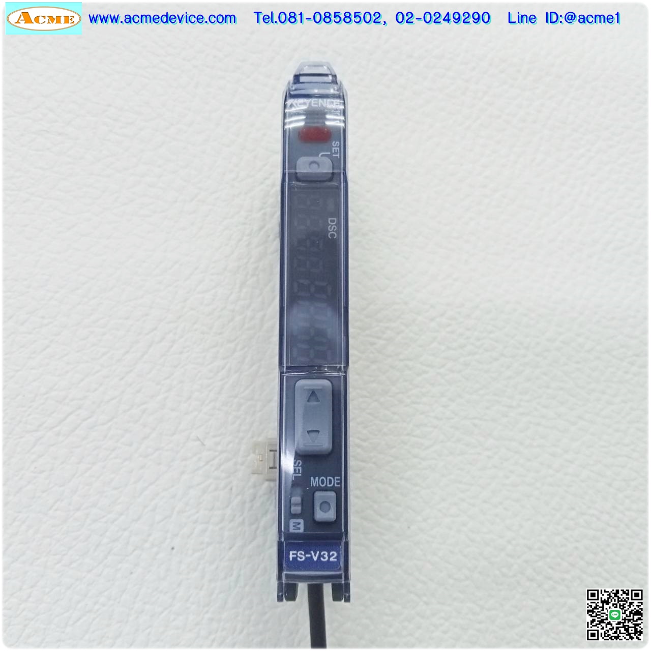 Fiber Amp Keyence รุ่น FS-V32SO(2770), NPN, 1 Output, expansion unit