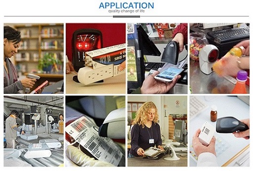 เครื่องสแกนบาร์โค้ด แบบไร้สาย AMG รุ่น AMG083