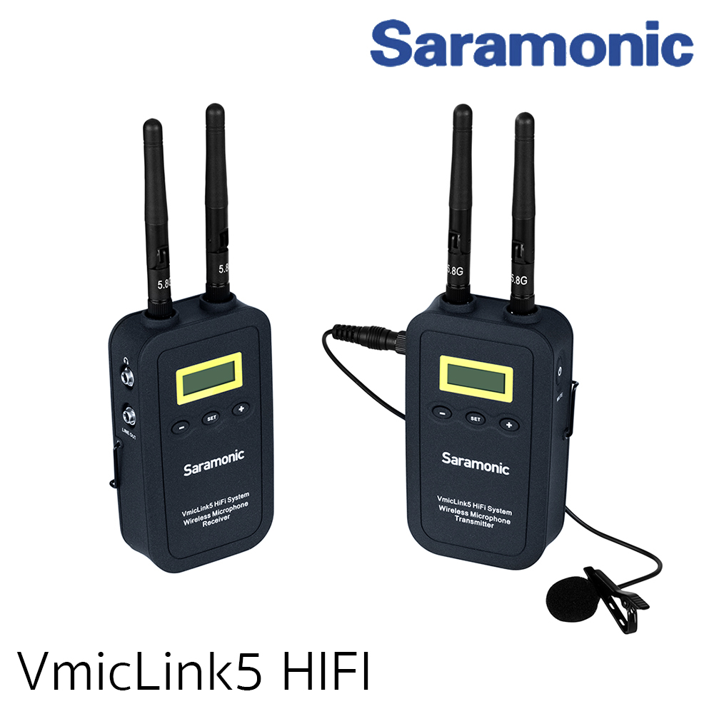 Saramonic VmicLink5 HiFi System (RX5+TX5) รับประกันศูนย์ไทย 1 ปี