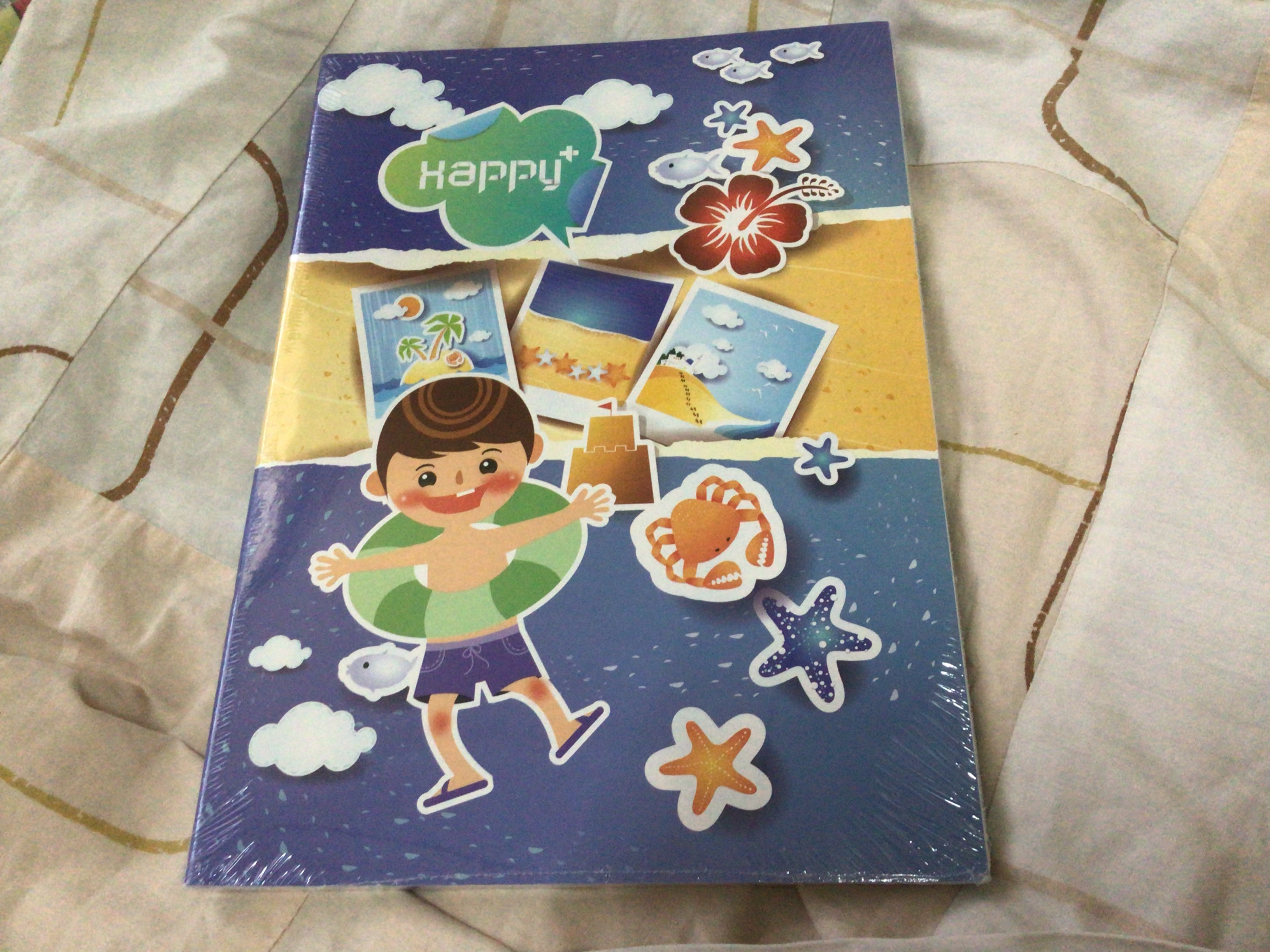 สมุดปกอ่อน คละแบบน่ารัก happy plus ขนาด 18.5*26 ซม. ปอนด์ 70 แกรม 30 แผ่น บรรจุ4เล่ม คละสี ราคา 60
