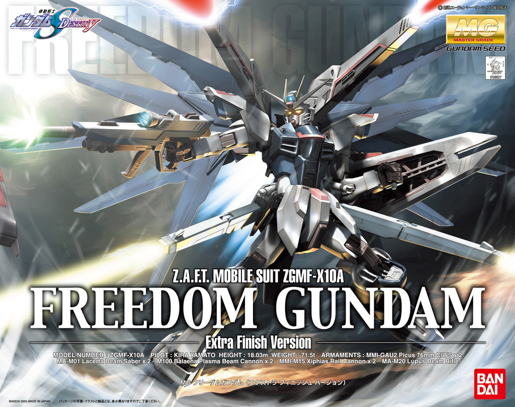 BANDAI MG 1/100 FREEDOM GUNDAM EXTRA FINISH VERSION โมเดล กันดั้ม กันพลา PS TOYLAND