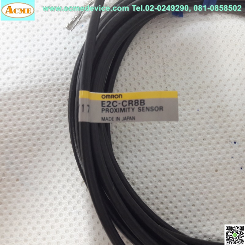 Proximity Head Omron รุ่น E2C-CR8B, Head 3.8, ระยะ 0.8mm.