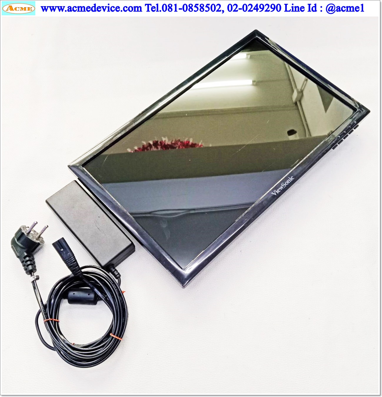 LCD Monitor ViewSonic รุ่น VA1620a-LED, Interface VGA, 15.6" (ไม่มีขาจอ)