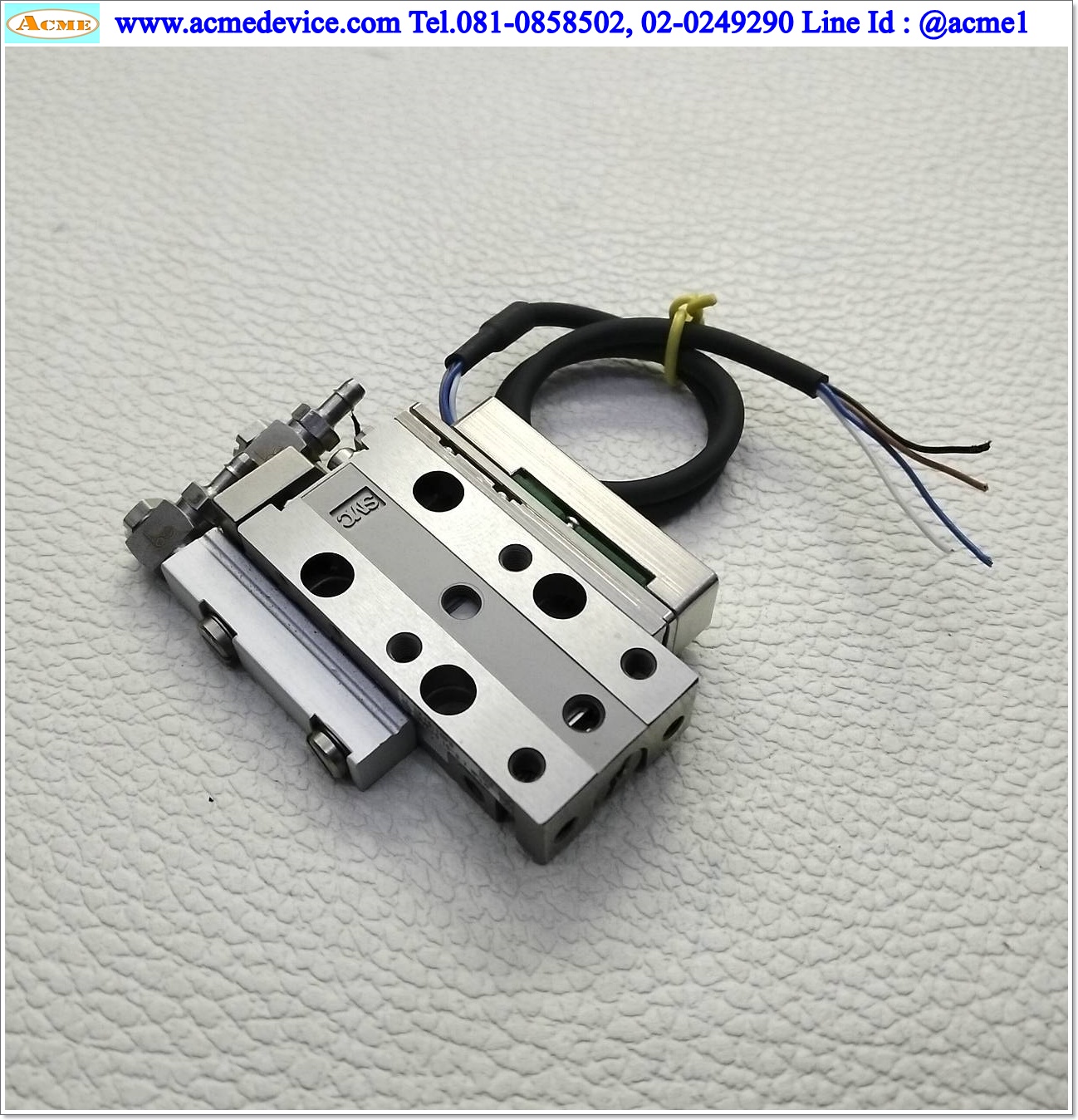 Air Cylinder SMC รุ่น 11-MXJ4-10PN, Bore 4 mm., Stroke 10 mm.