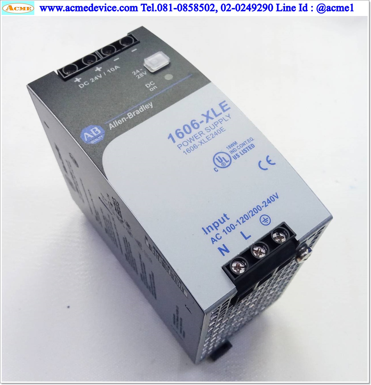 Power Supply Allen-Bradley รุ่น 1606-XLE240E, Output 24V, 10A, 240W