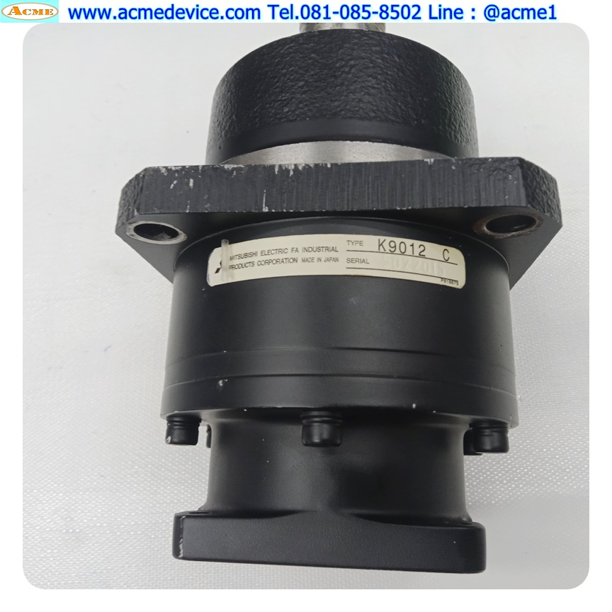 Gear Head Mitsubishi รุ่น K9012, Ratio 12:1 (เพลาเข้า 14 mm, ออก 25 mm) for 200w, 400w