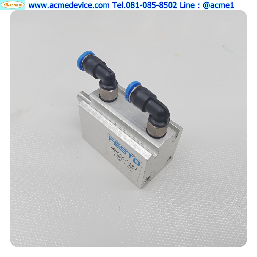 Air Cylinder Festo รุ่น ADVC-12-10-I-P-A, Bore 12 mm., Stroke 10 mm.