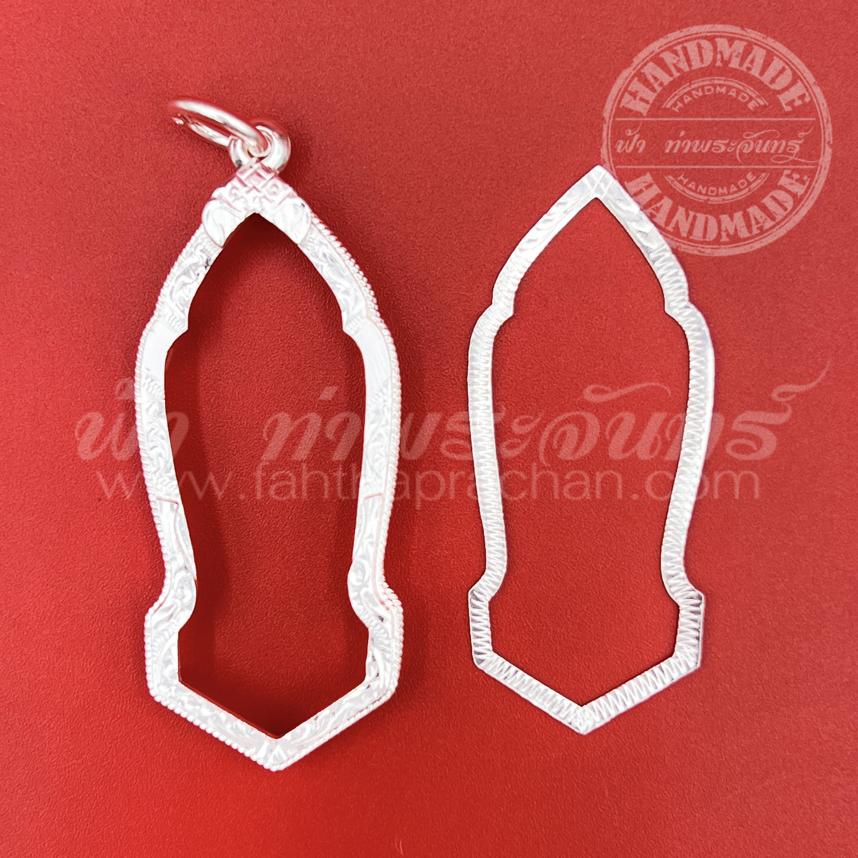 เลี่ยมจับขอบ 25 ศตวรรษ เงินแกะลาย 92.5%