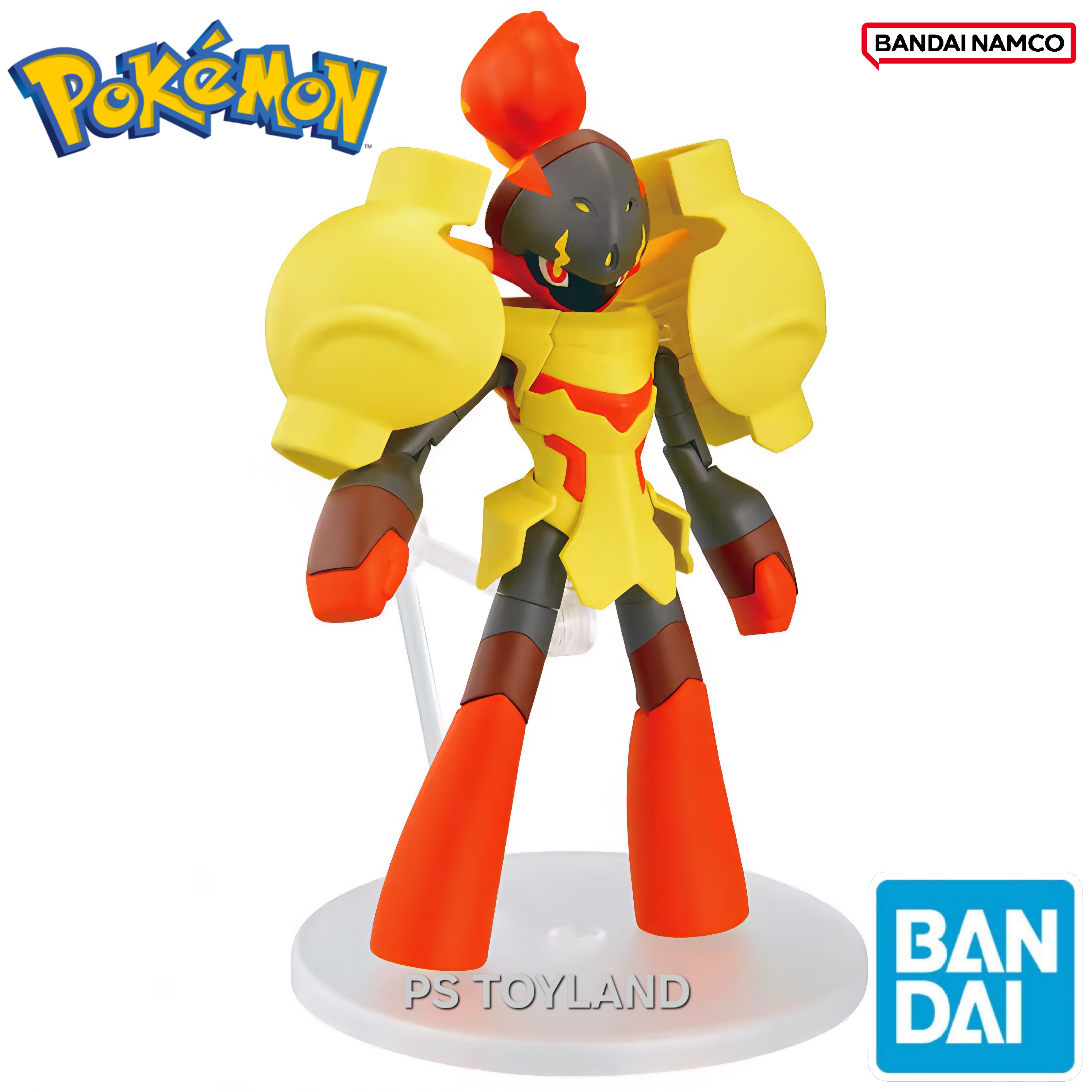 BANDAI ANIME POKEMON PLAMO COLLECTION 58 SELECT SERIES ARMAROUGE โมเดล การ์ตูน อนิเมะ