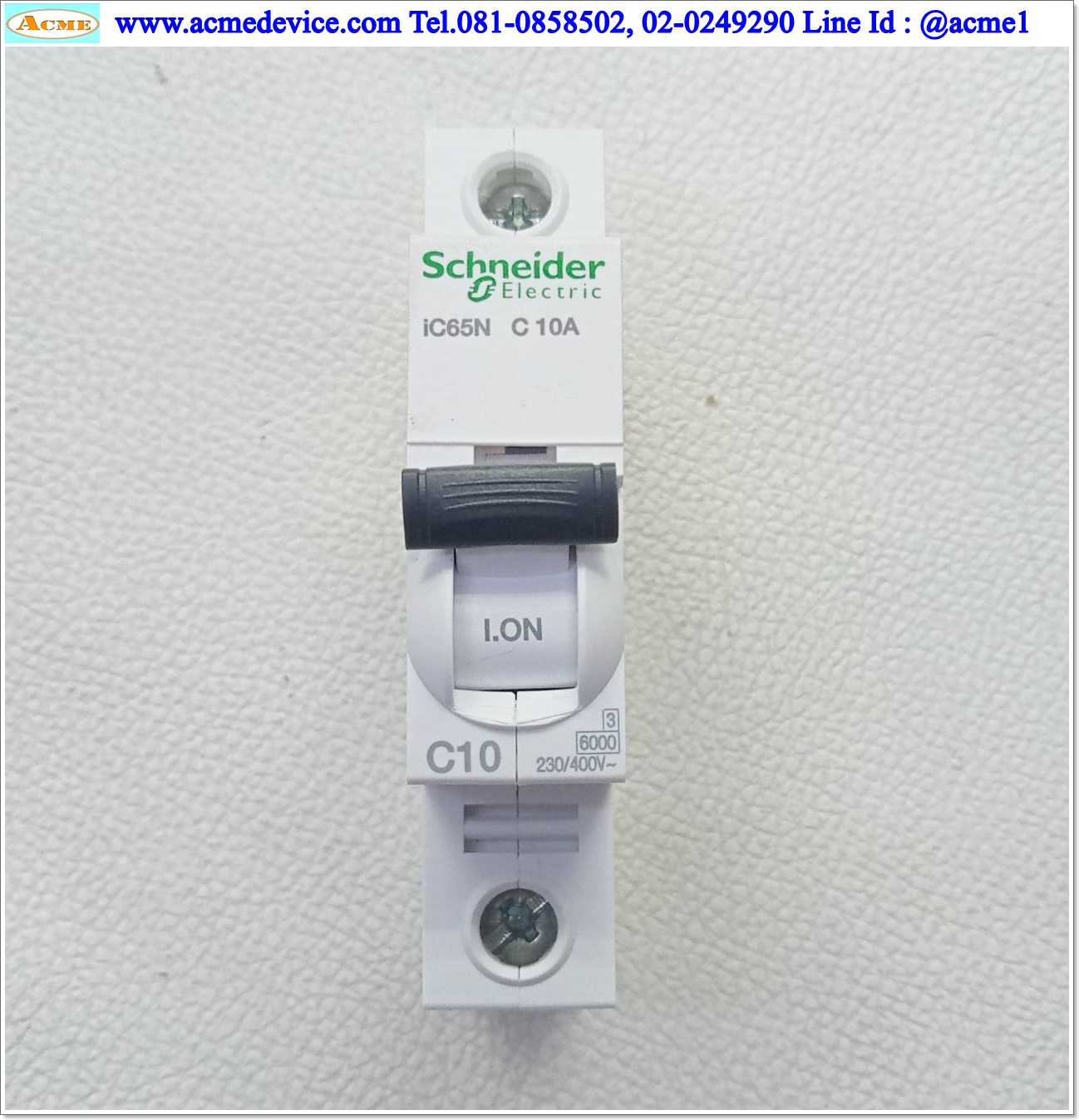 Breaker 1P Schneider รุ่น iC65N C 10A