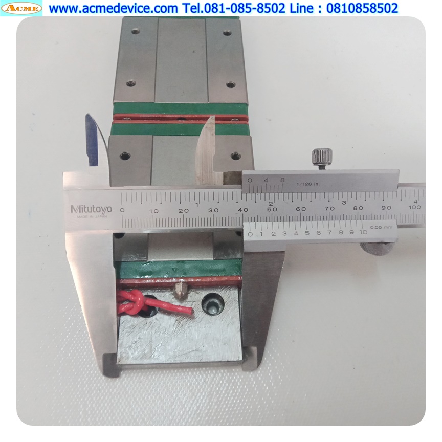 Linear Block and Rail HIWIN รุ่น MGW15, รางสไลด์ขนาด 42 mm x 200 mm. (2 Block)