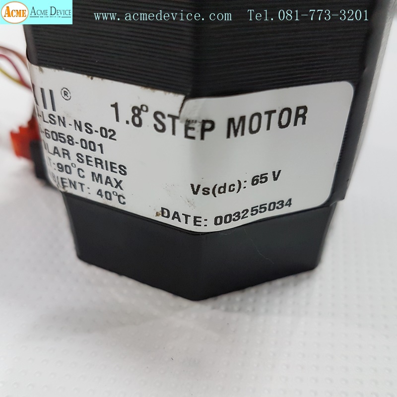 Stepping Motor Pacific Scientific รุ่น P22NSXD-LSN-NS-02, 1500RPM, 43W, 1.25A, 1.8 ํ Step