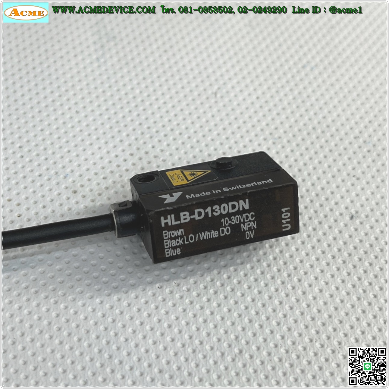 Laser Keyence รุ่น HLB-D130DN, ระยะ 130mm, NPN