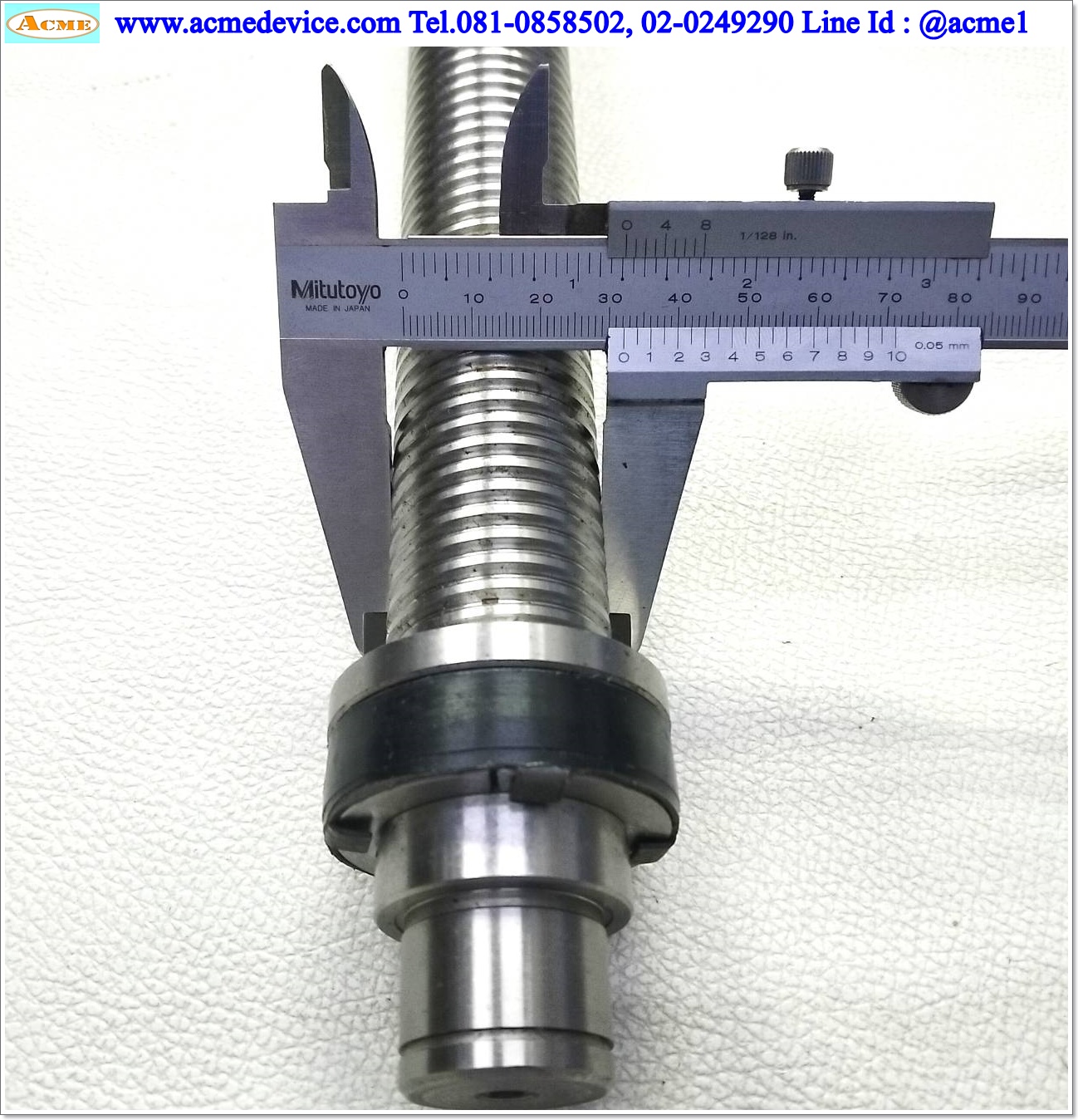 Ball Screw NSK รุ่น W3204WF-30Z, ขนาดเพลา 32 mm. x 590 mm., Stroke 320 mm., Pit 4 mm.