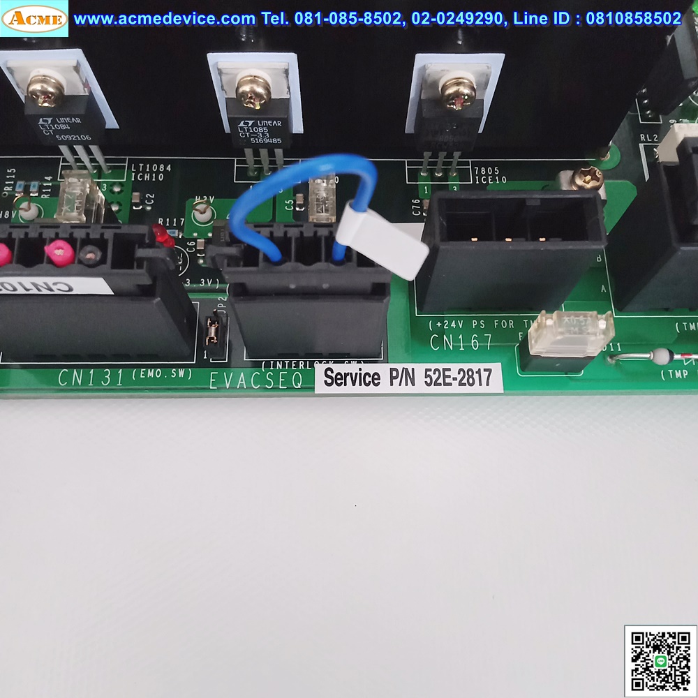 Board IO CN131, EVACSEQ, Service P/N 52E-2817