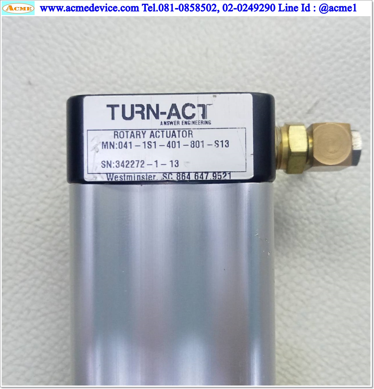 Rotary Actuator Turn-Act รุ่น 041-1S1-401-801-S13, 270 องศา