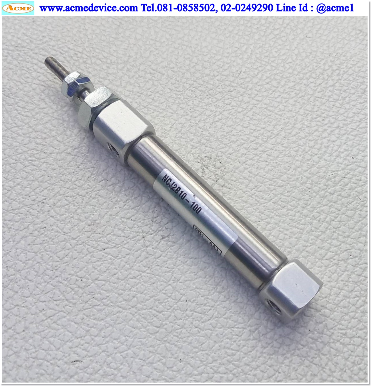Air Cylinder SMC รุ่น NCJ2B10-100, Bore 10 mm., Stroke 1"