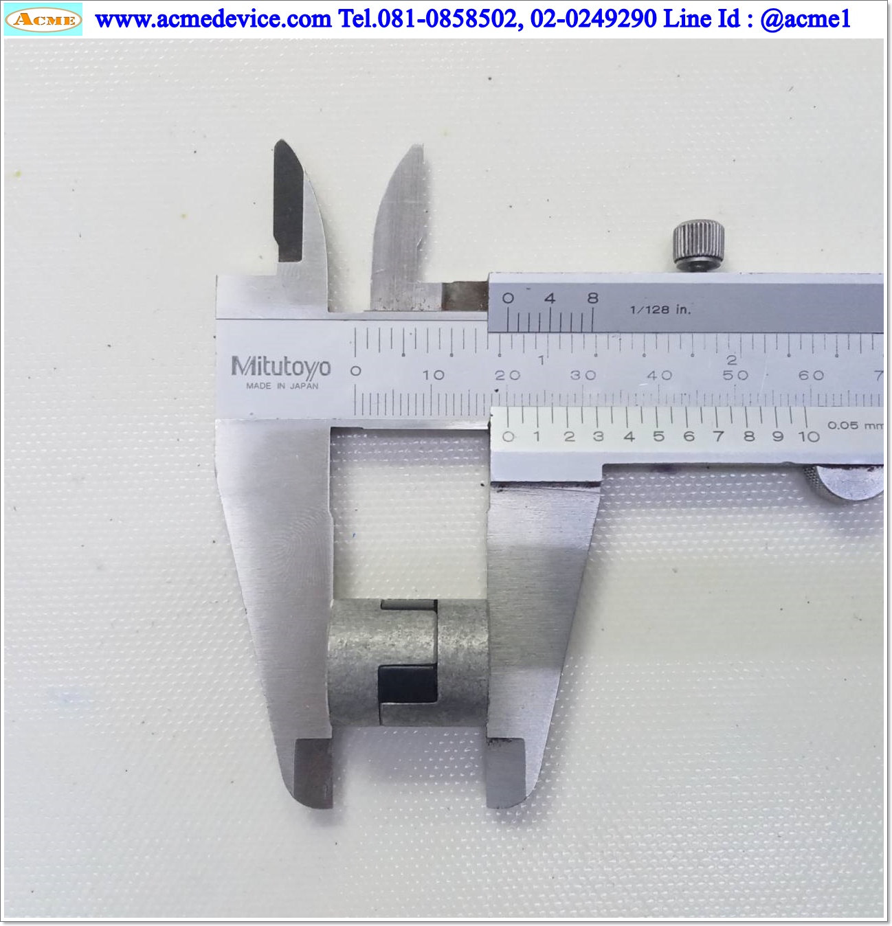 Coupling MIKI ขนาด ID 8/8mm, OD 16mm, L 20mm, AL-035