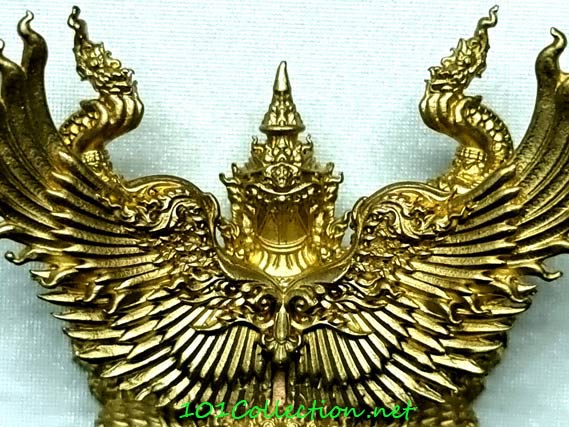 พญาครุฑ รุ่น มหาอำนาจ ร่วมสร้างศาลา 100 ปี หลวงพ่อพัฒน์ วัดห้วยด้วน นครสวรรค์ ปี ๒๕๖๓ เนื้อระฆังยิงทราย ตอกโค๊ด ๗๙๔