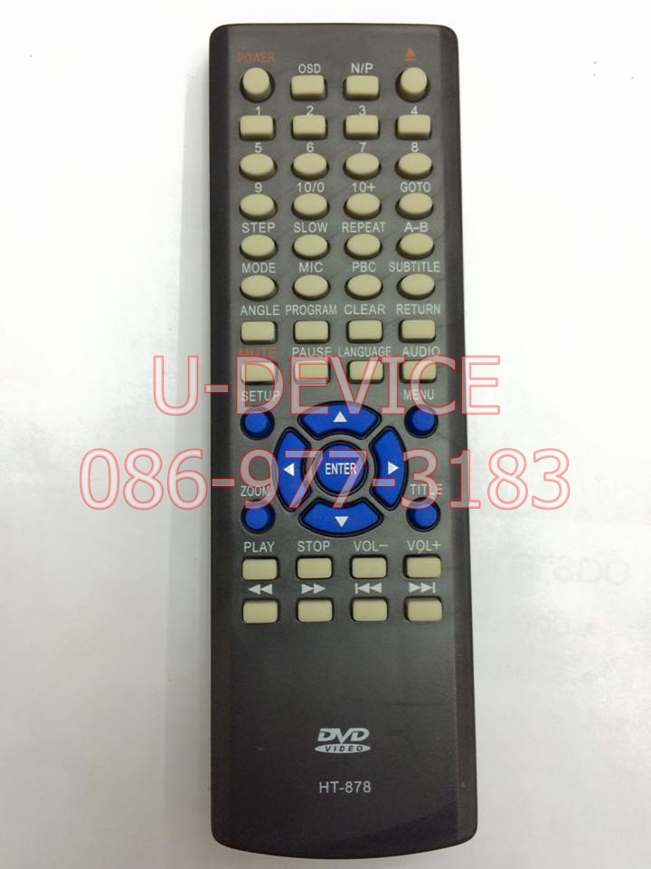 รีโมทดีวีดี AJ รุ่น HT-878
