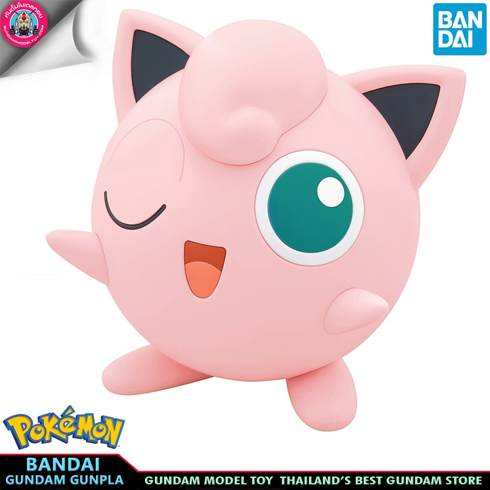 BANDAI ANIME POKEMON PLAMO COLLECTION QUICK 09 JIGGLYPUFF โมเดล การ์ตูน อนิเมะ