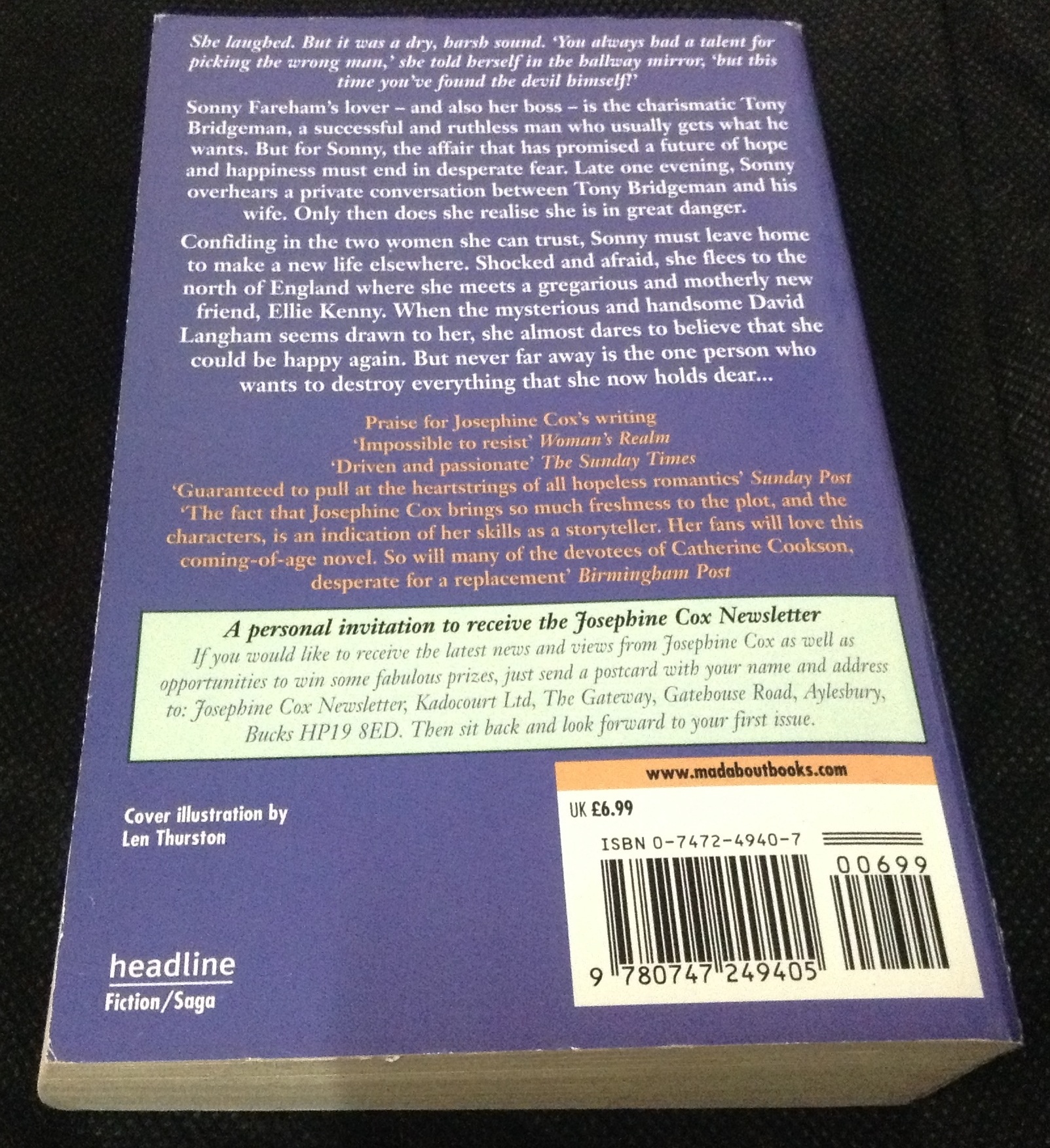 The Devil You Know by Josephine Cox ราคา 150