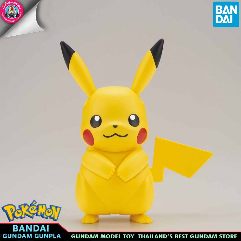 BANDAI ANIME POKEMON PLAMO COLLECTION 41 SELECT SERIES PIKACHU โมเดล การ์ตูน อนิเมะ