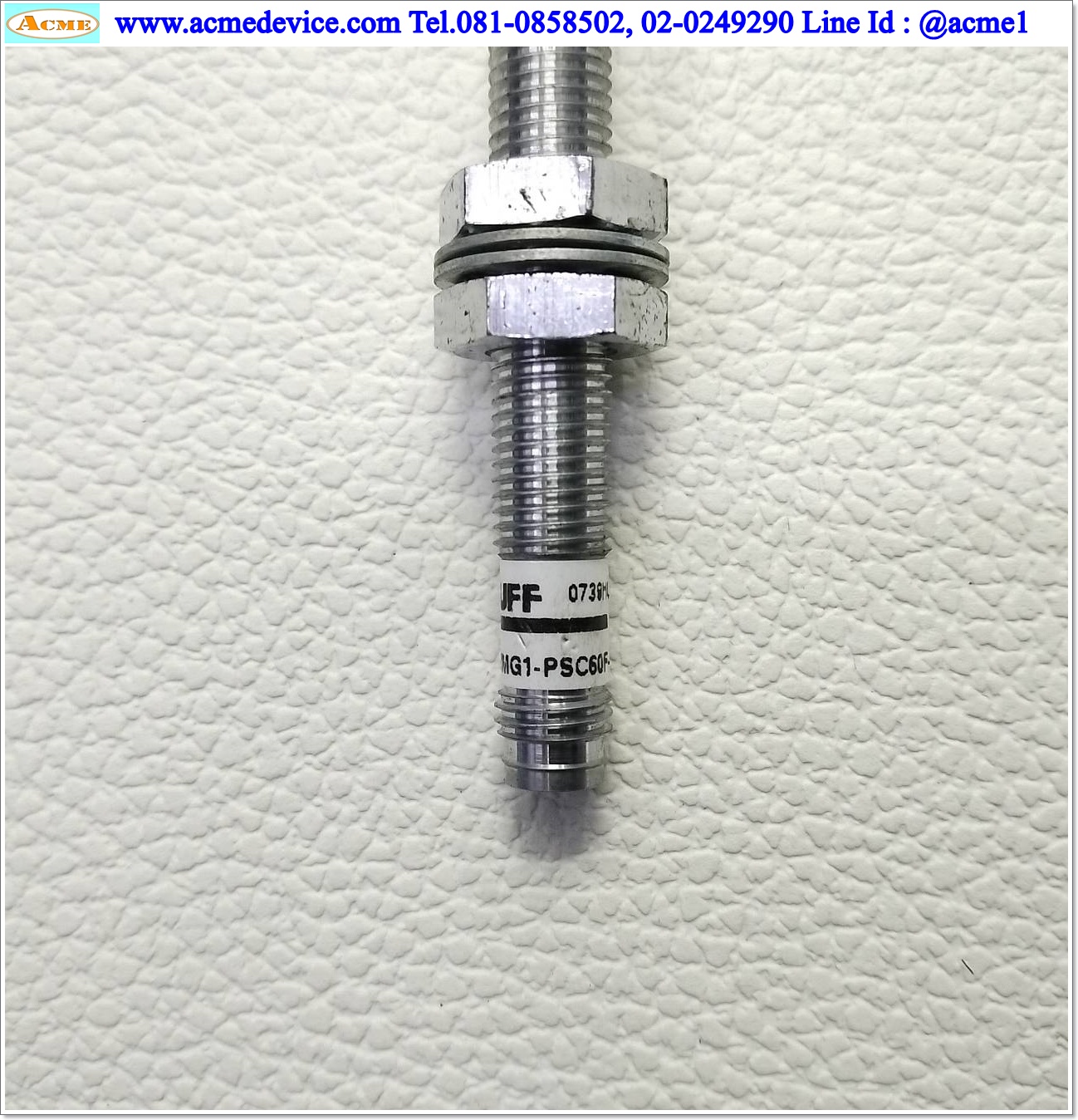 Proximity Balluff รุ่น BES M08MG1-PSC60F-S49G, M8, ระยะ 6 mm, PNP, NO,Unshielded