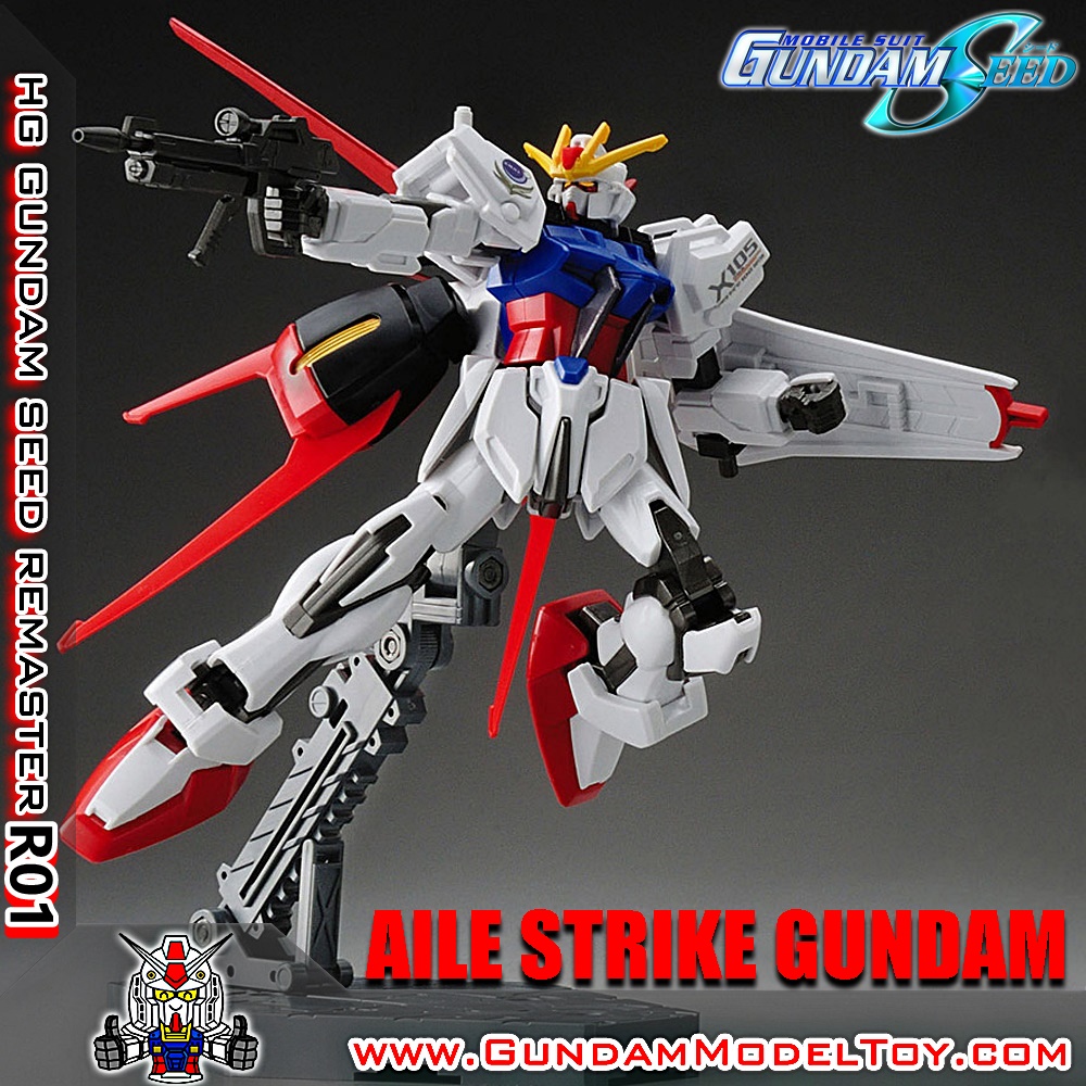 BANDAI HG R01 AILE STRIKE GUNDAM อาร์01 เอิล สไตรค์ กันดั้ม โมเดล กันดั้ม กันพลา PS TOYLAND HGSEED