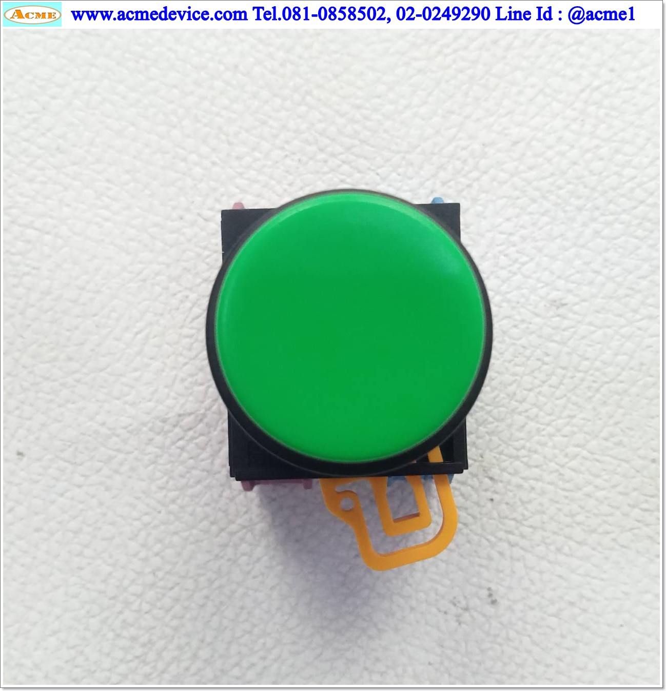 Pushbutton Switch Idec รุ่น YW1B-M2E11G, 1NO, 1NC