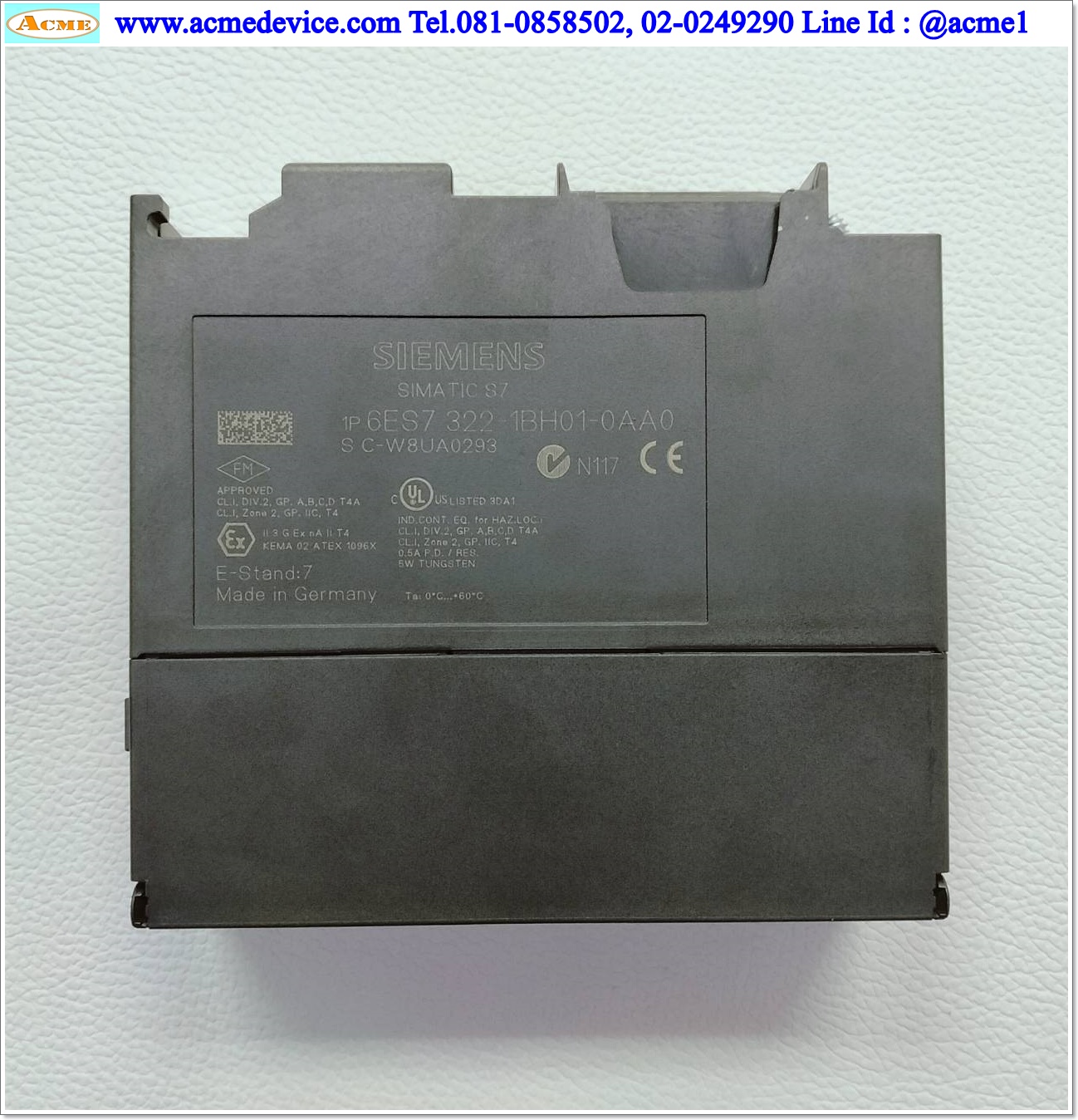 PLC Siemens Simatic รุ่น 6ES7322-1BH01-0AA0, SM 322, Digital Output