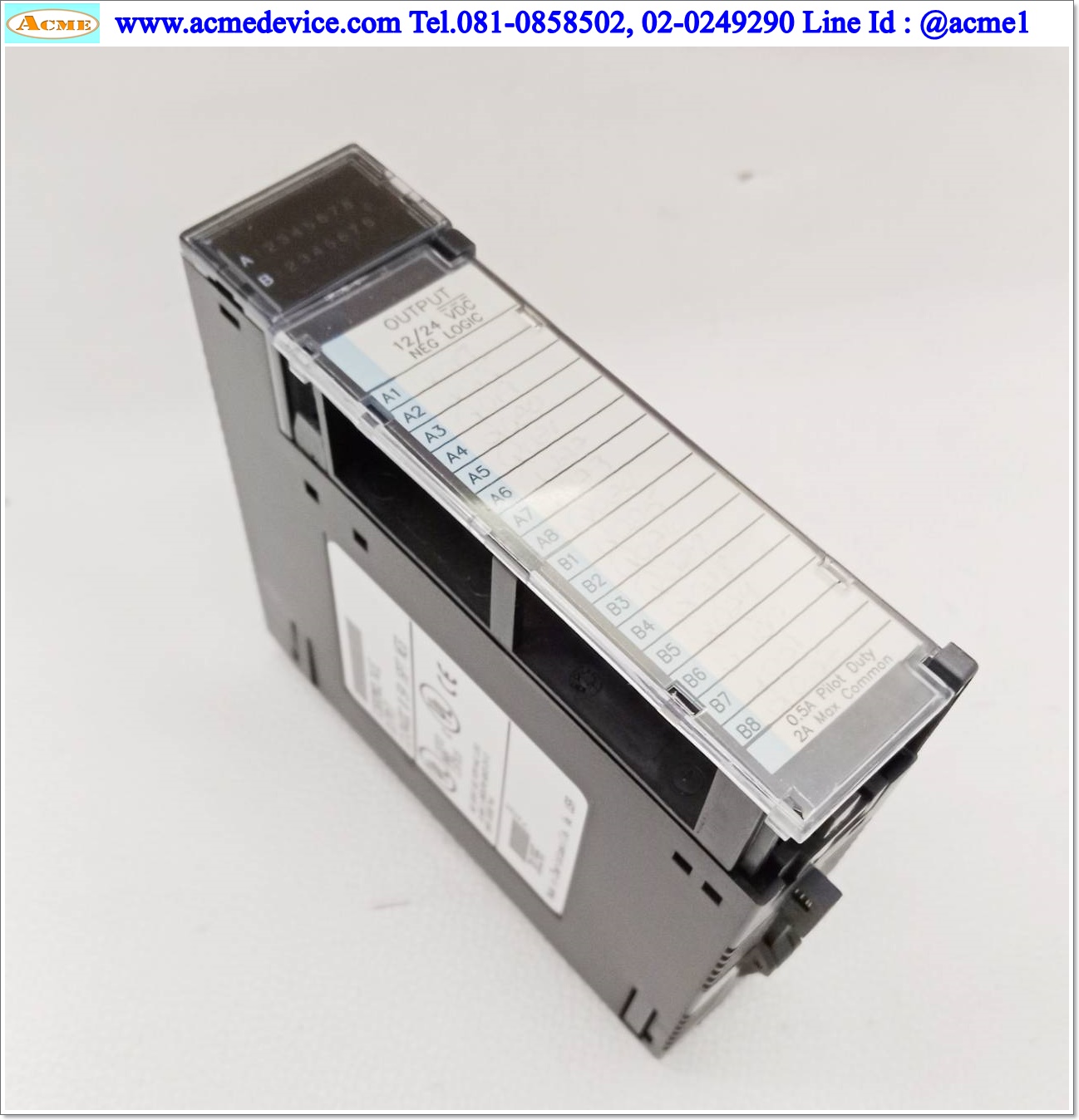 PLC GE FANUC รุ่น IC693MDL741E, Output Module, 12/24VDC, 0.5A, 16PT, NEG